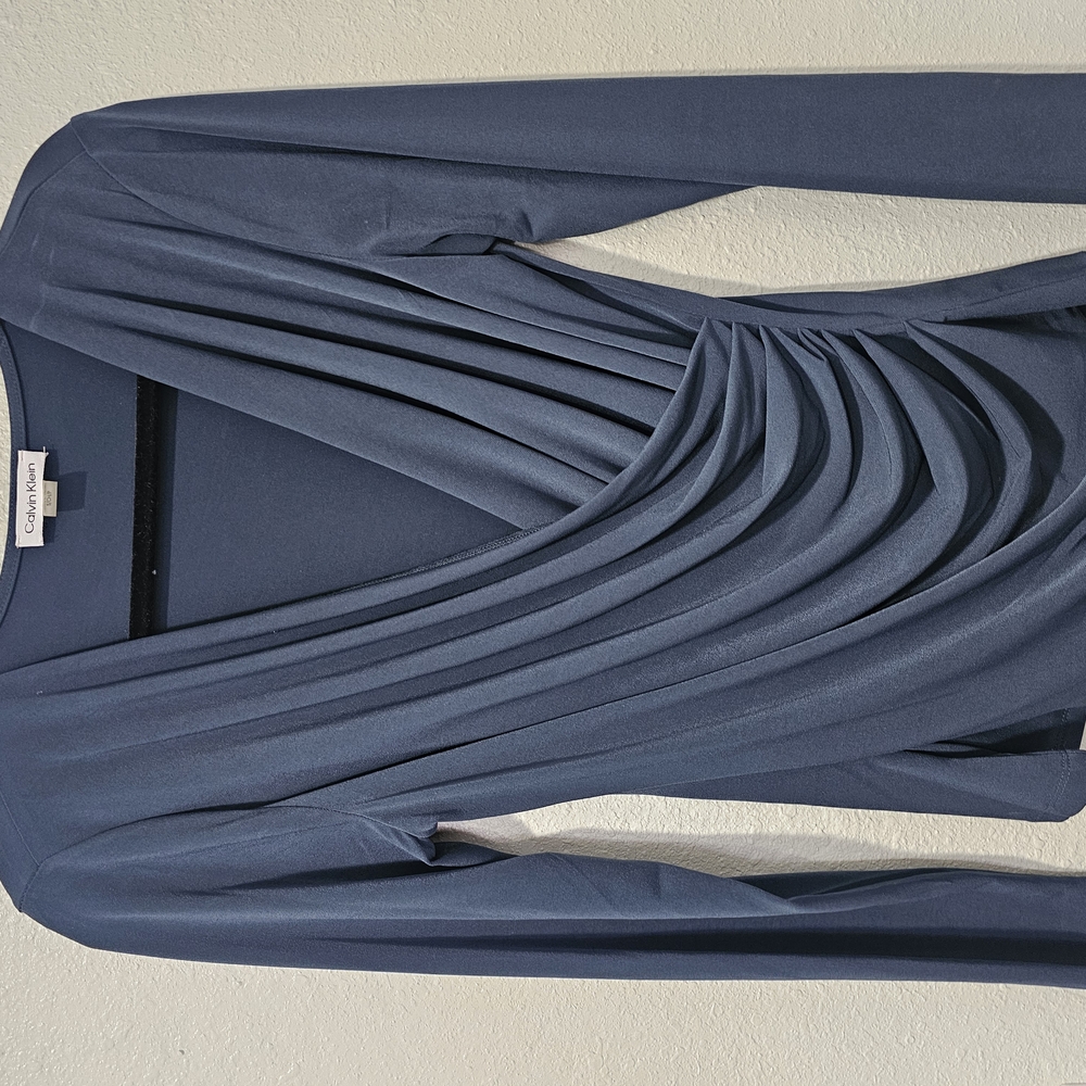 Calvin Klein Blue Long Sleeve Top